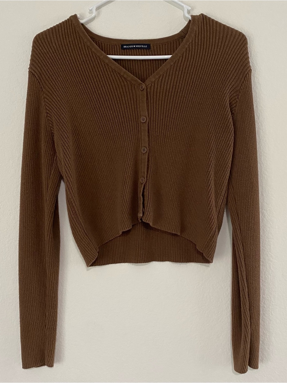 Brandy Melville Cropped Button Cardigan